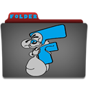 folder icon diddl leter F